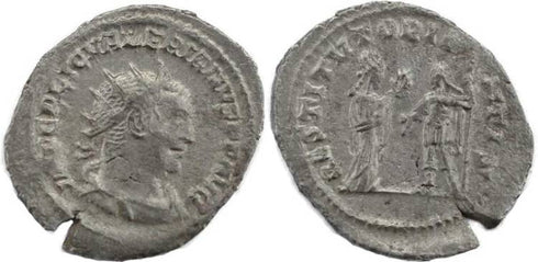 Valerian I silver antoninianus - RESTITVT ORIENTIS